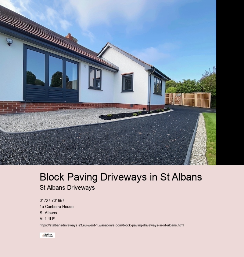 Block Paving Driveways in St Albans