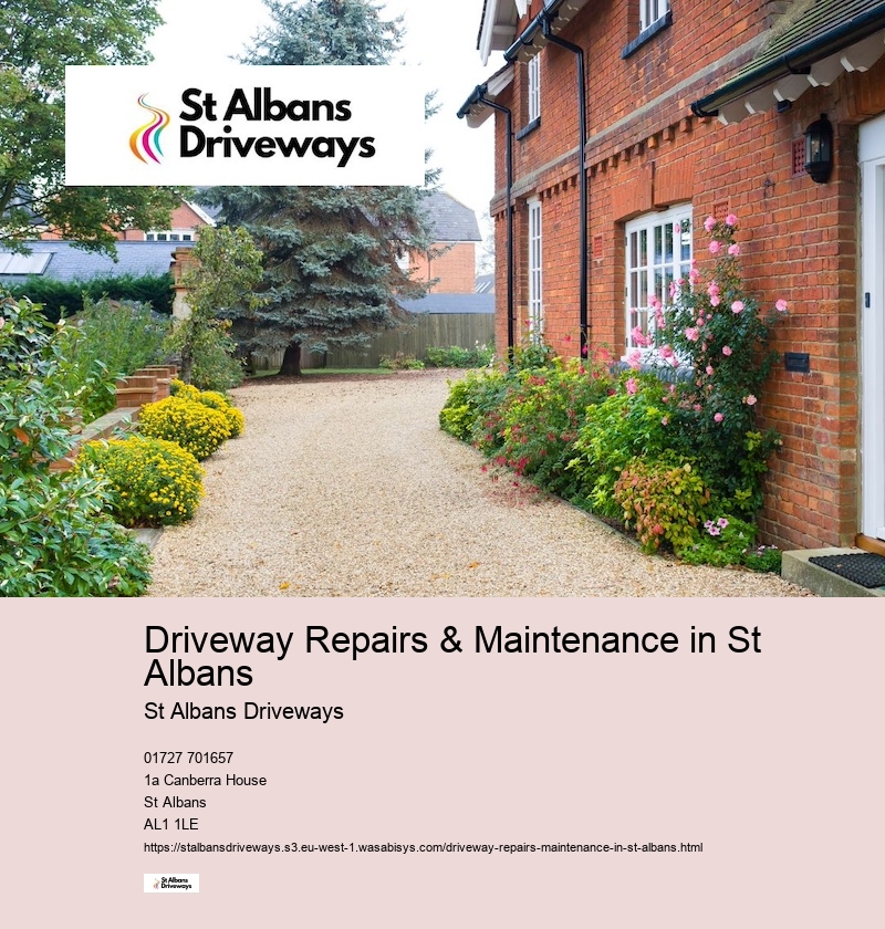 Driveway Repairs & Maintenance in St Albans