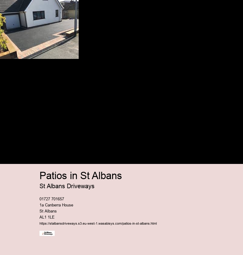 Patios in St Albans